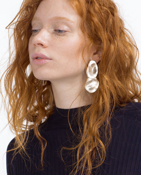 RAISED DESIGN EARRINGS