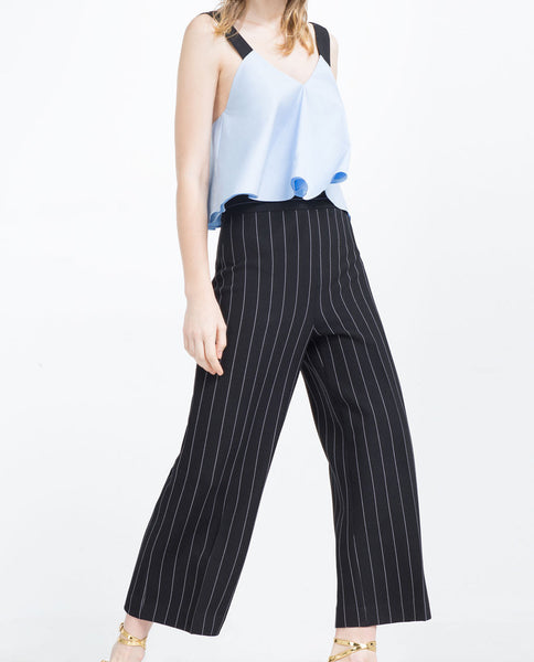 CROPPED HIGH WAIST TROUSERS