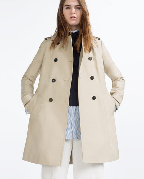 WATER REPELLENT TRENCH COAT