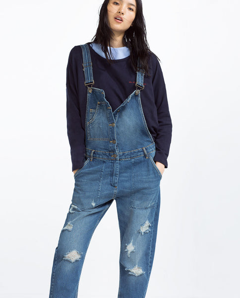 DENIM DUNGAREES