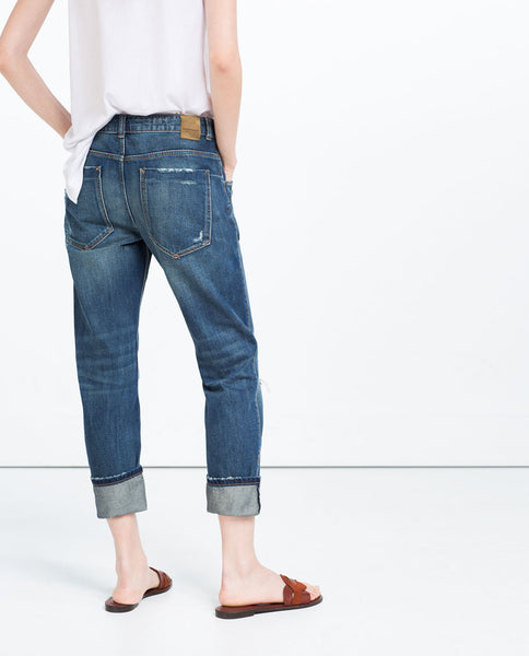 RELAX FIT LOW-RISE JEANS